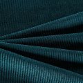 Вельвет 008-06498 сине-зеленый однотонный