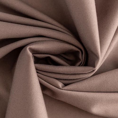 Ткань костюмная К33-410 капучино однотонный