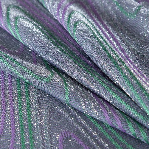 Трикотаж Missoni 056-20137 серебристый мультиколор