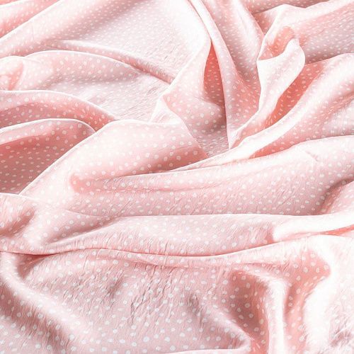 Тенсел 053-01539 пудрово-розовый принтованный