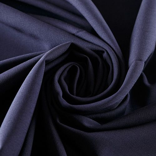 Шерсть двойная 066-09656 темно-синий однотонный