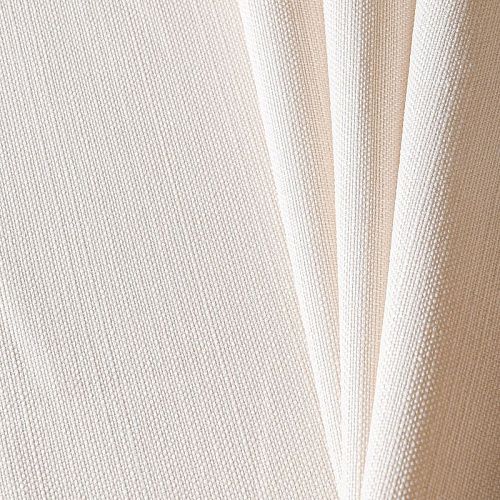 Ткань портьерная лен h-300 см 05-02-11504 сливочный однотонный