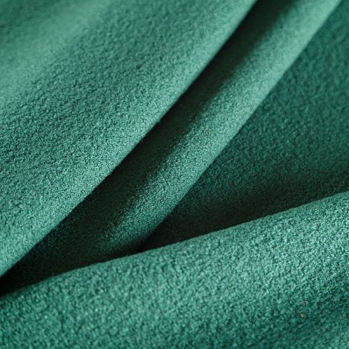 Букле 006-06418 холодный зеленый однотонный