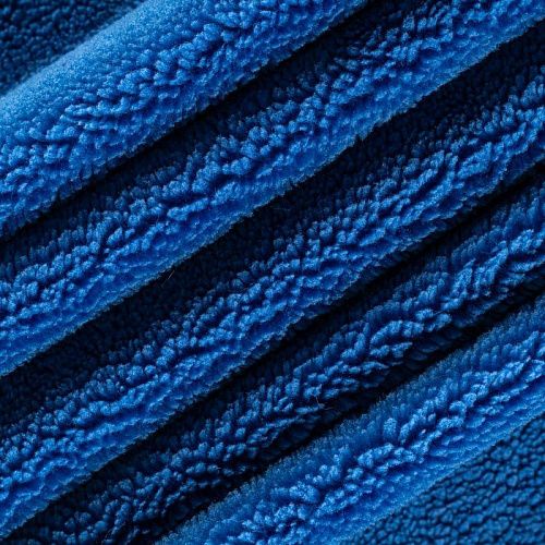 Мех искусственный К30-151 синий однотонный