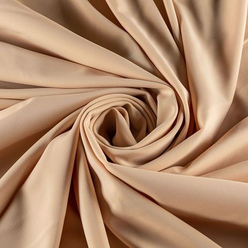 Лайкра К33-390 бежевый однотонный