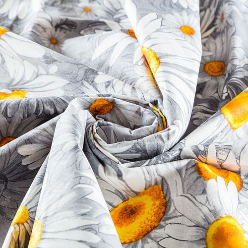 Перкаль ш.220 см 007-03523 серый принтованный