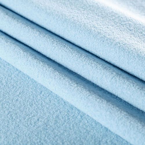 Букле 006-06424 голубой однотонный