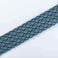 Бордюр жаккардовый 6 см 0000-357-104-015 темно-бюрюзовый 