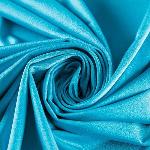 Лайкра 005-07649 бирюзово-голубой однотонный