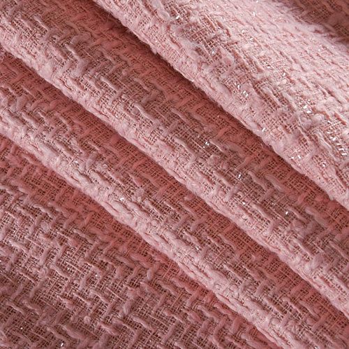 Твид шанель 052-11686 персиково-розовый