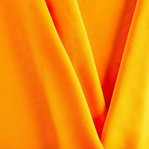 Креп 026-03121 апельсиновый однотонный