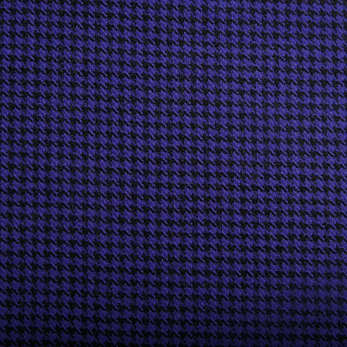 Ткань костюмная 025-14633 королевский фиолетовый принтованный