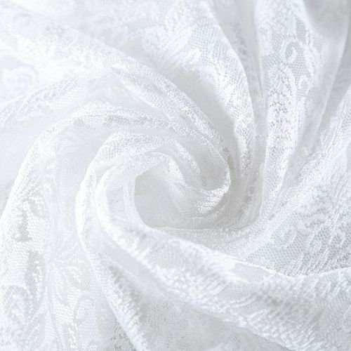 Тюль жаккардовый h-280 см 02-01-04701 молочный