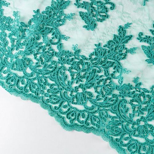 Гипюр К05-0046 бриллиантовая зелень