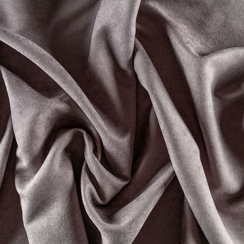 Замша портьерная 13-02-00463 серый однотонный