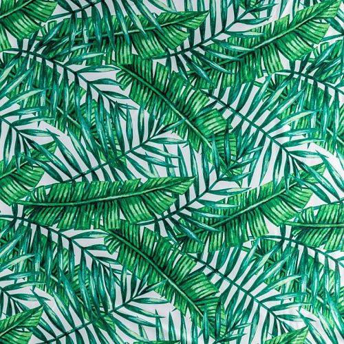 Лайкра К33-112 белый принтованный