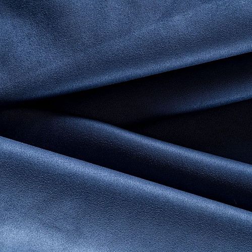 Замша-джерси 018-02361 синий однотонный