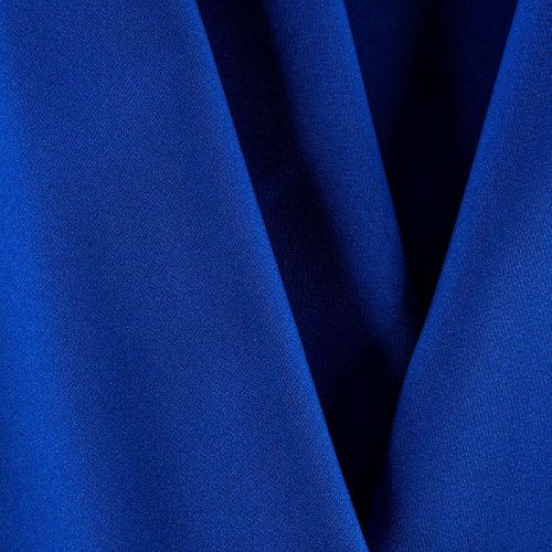 Габардин К25-904 васильковый однотонный