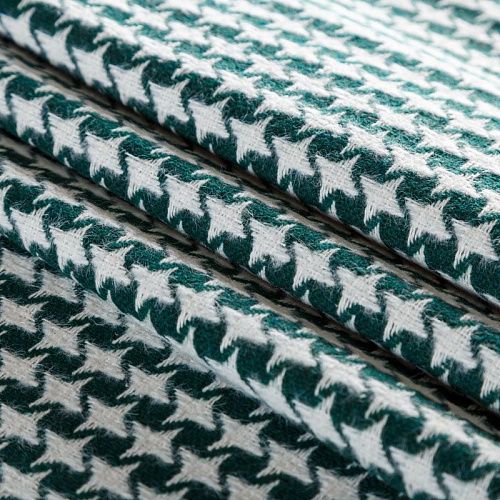 Твид 052-05320 молочно-изумрудный