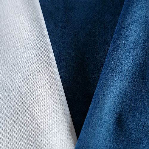 Ткань мебельная микровелюр 09-02-08951 океанский синий однотонный