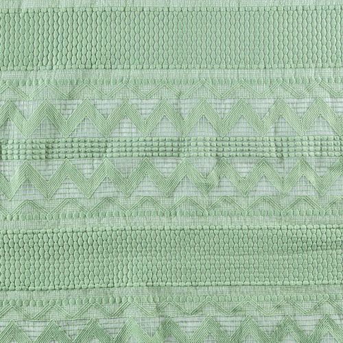 Гипюр-макраме на органзе 012-08455 фисташковый 