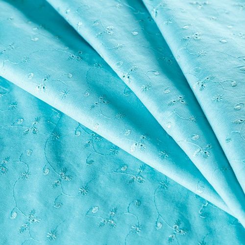 Шитье 067-08098 бирюзовый однотонный