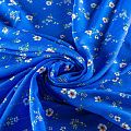 Вискоза с люрексом 009-1002 васильковый принтованный