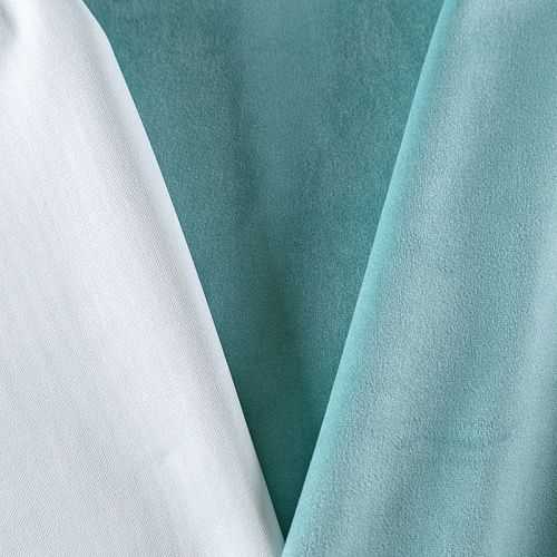 Ткань мебельная микровелюр 09-02-08959 аквамарин однотонный