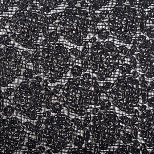 Гипюр-макраме К23-116 черный