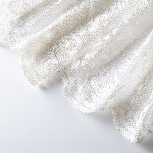 Тюль жаккардовый h-90 см Т292-01-236 молочный 