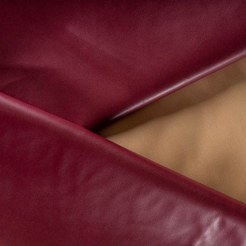 Экокожа стрейч К33-666 винный однотонный