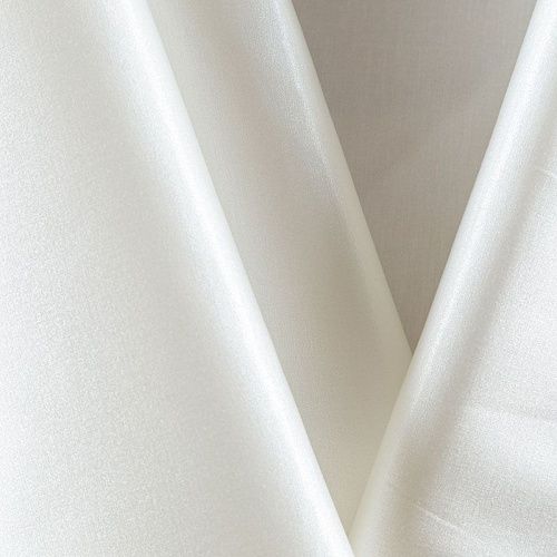 Сатин-коттон с люрексом 063-08439 молочный однотонный