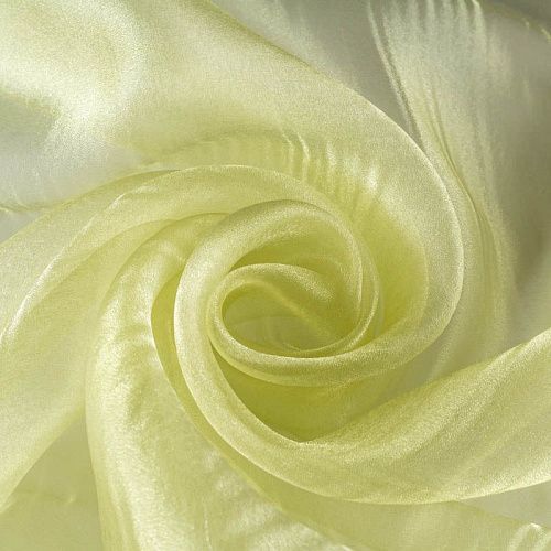 Органза К33-1004 фисташковый однотонный