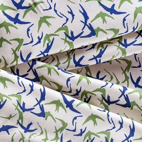 Вискоза 009-1025 молочный принтованный