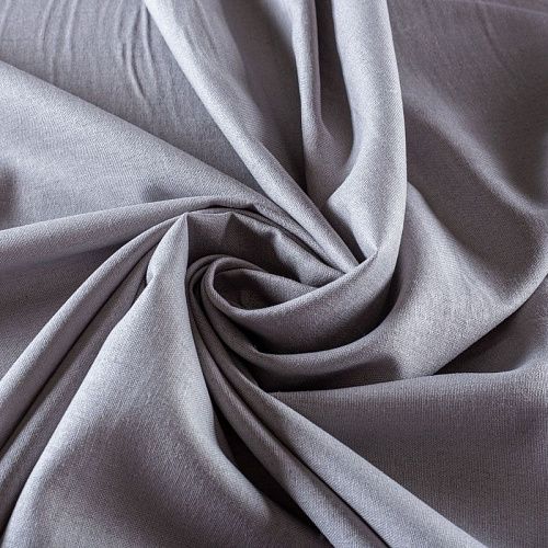 Лен-вискоза 035-00815 светло-серый однотонный