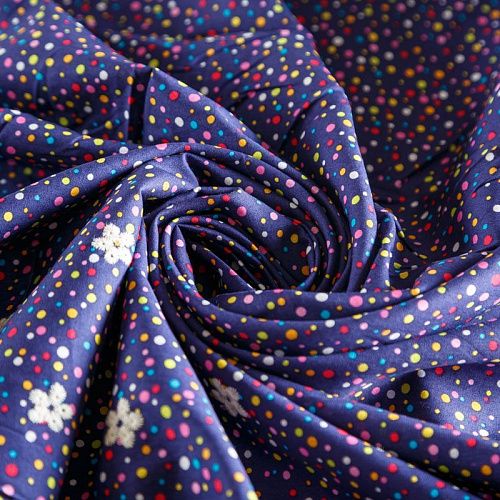 Шитье 067-07612 фиолетово-синий принтованный