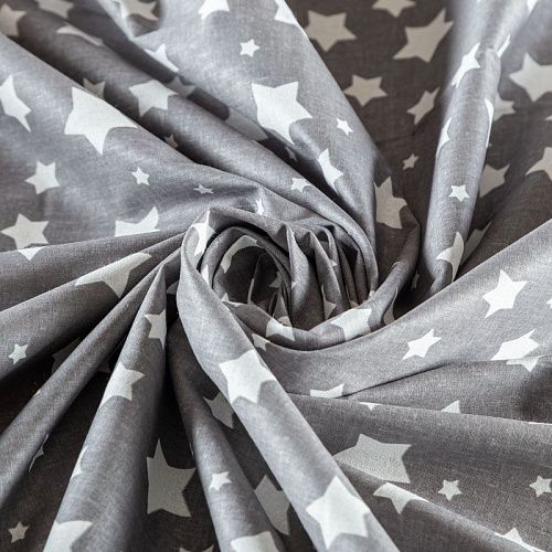 Перкаль 007-03502 серый принтованный