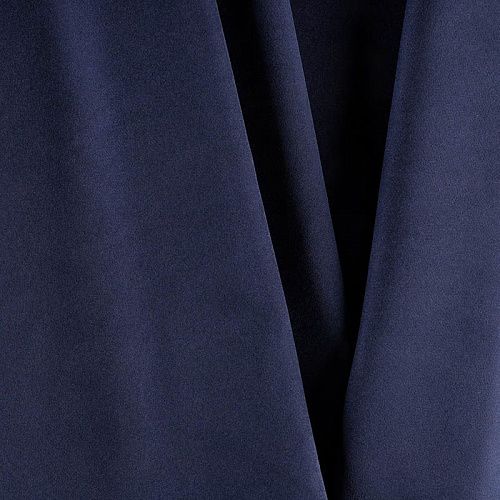 Креп К25-1073 темно-синий однотонный