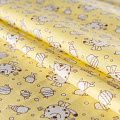 Ситец 007-00701 светло-желтый принтованный