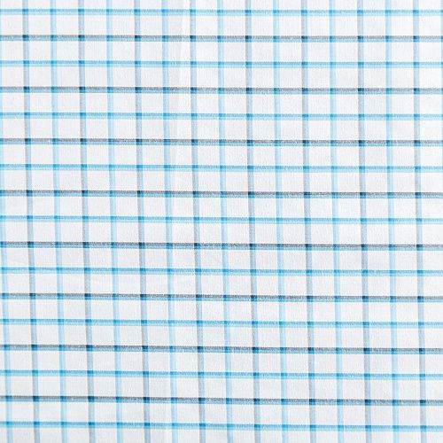 Хлопок рубашечный К14-628 белый принтованный