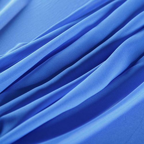 Шифон К28-708 небесно-голубой однотонный