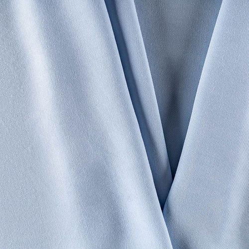 Твил-штапель К33-317 серо-голубой однотонный