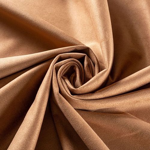 Замша искусственная 018-01931 кэмел однотонный