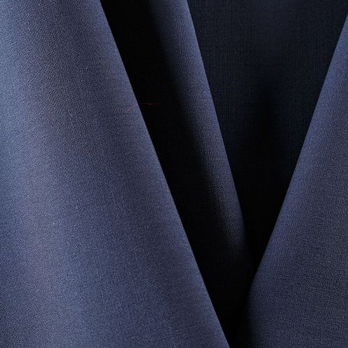 Шерсть двойная 066-09668 темно-синий однотонный