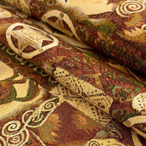 Гобелен гостиный 513-02-33 коричнево-зеленый родео