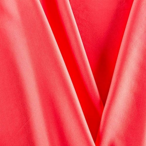 Джерси 014-03674 кораллово-красный однотонный