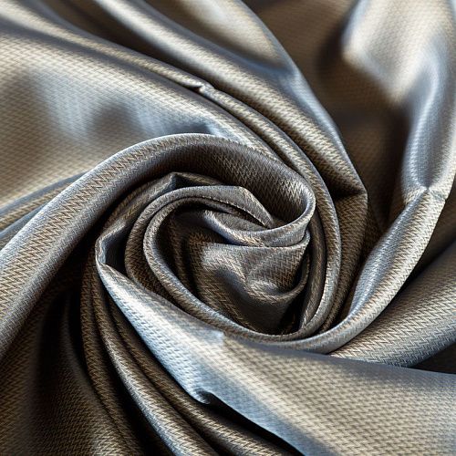 Ткань подкладочная 045-07337 серебристый жаккардовый