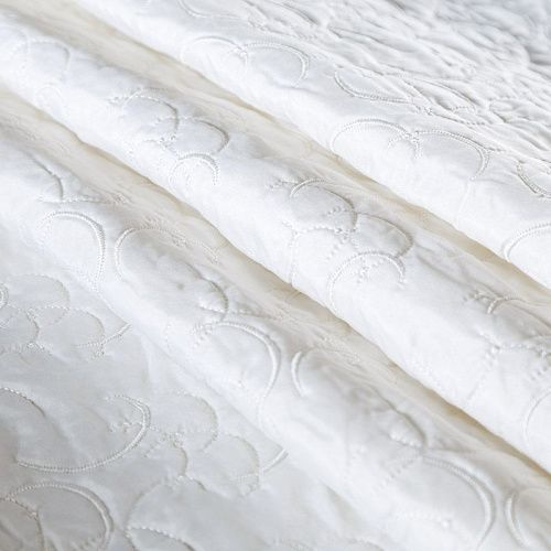 Ткань курточная 033-04120 молочный однотонный