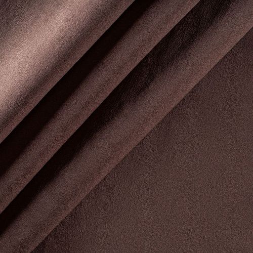 Ткань портьерная сатин h-300 см 16-02-00538 горький шоколад однотонный