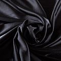 Шелк синтетический 065-08987 черный однотонный